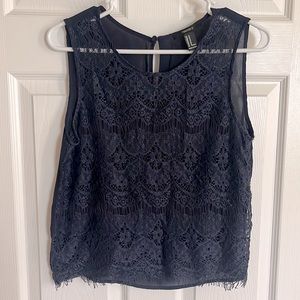 Lace tank top